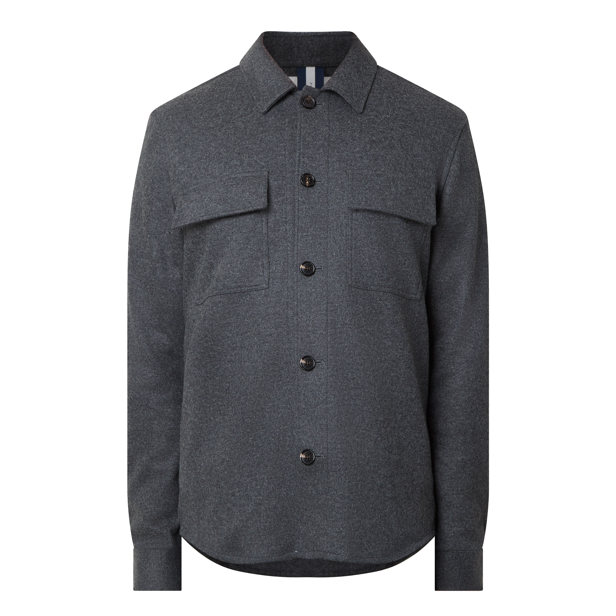 Profuomo Peached Flap Pocket Overshirt