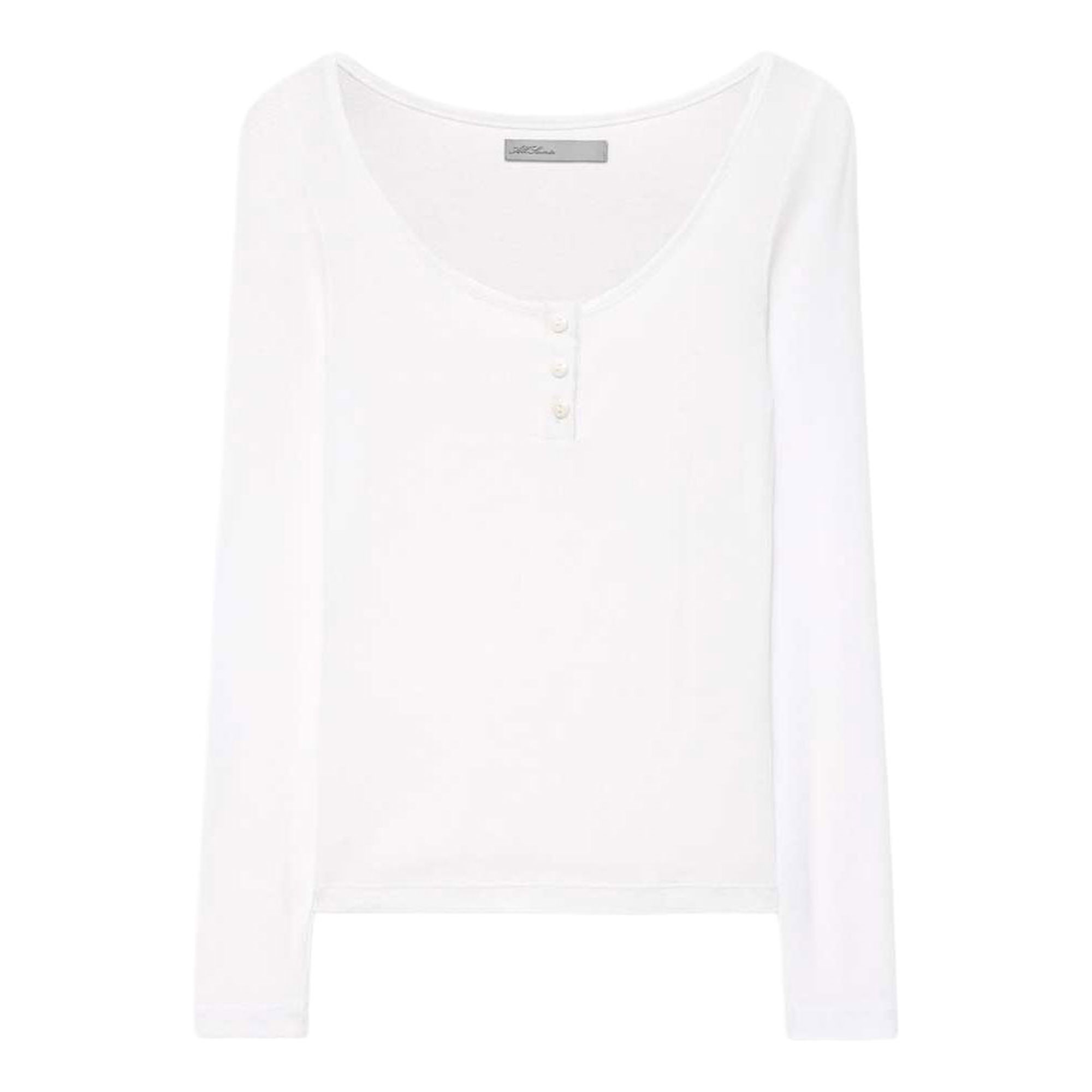 Allsaints Jules Ribbed Henley Top