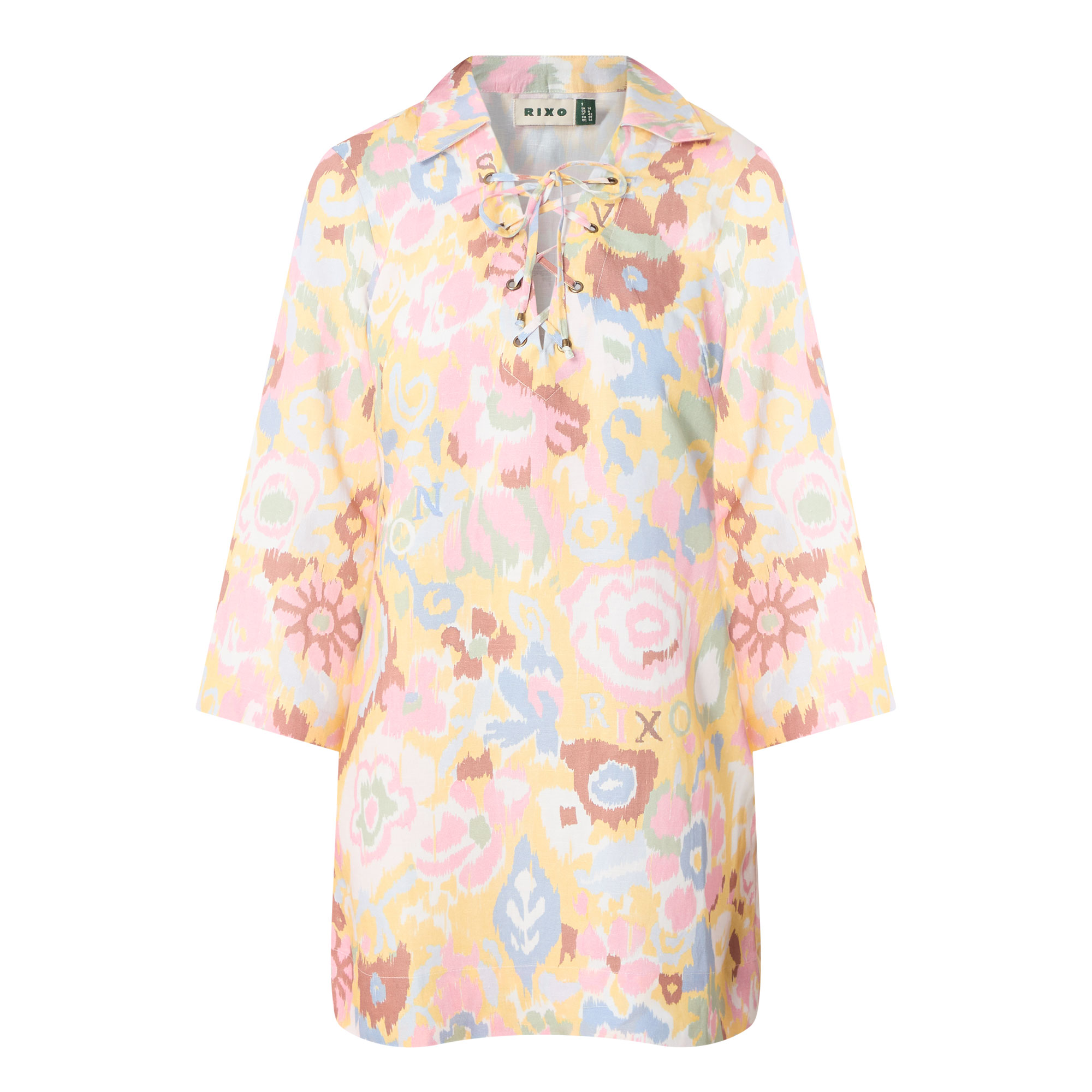 RIXO Lucien Printed Mini Dress RIXO Lucien Printed Mini Dress