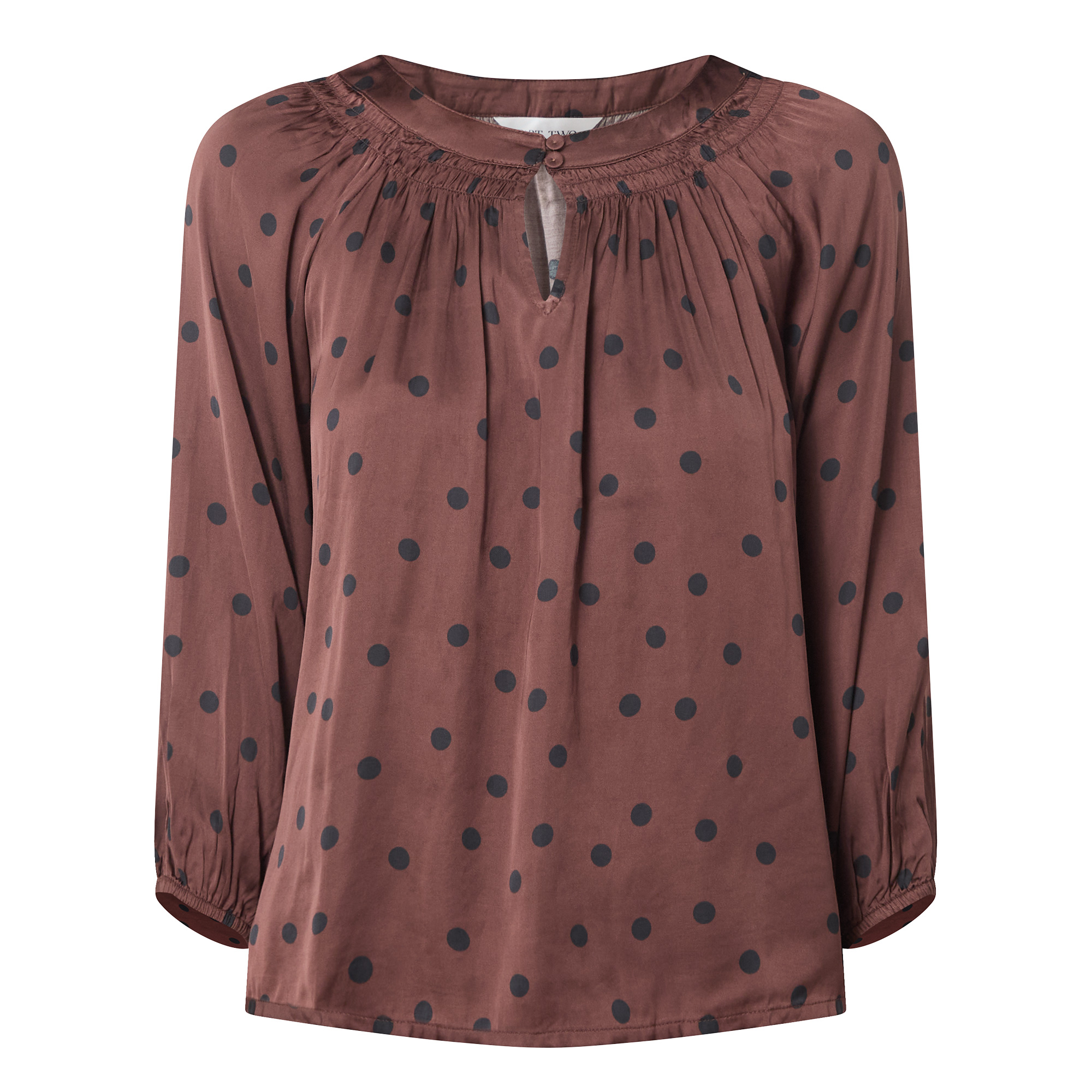 Part Two Catin Polka Dot Blouse