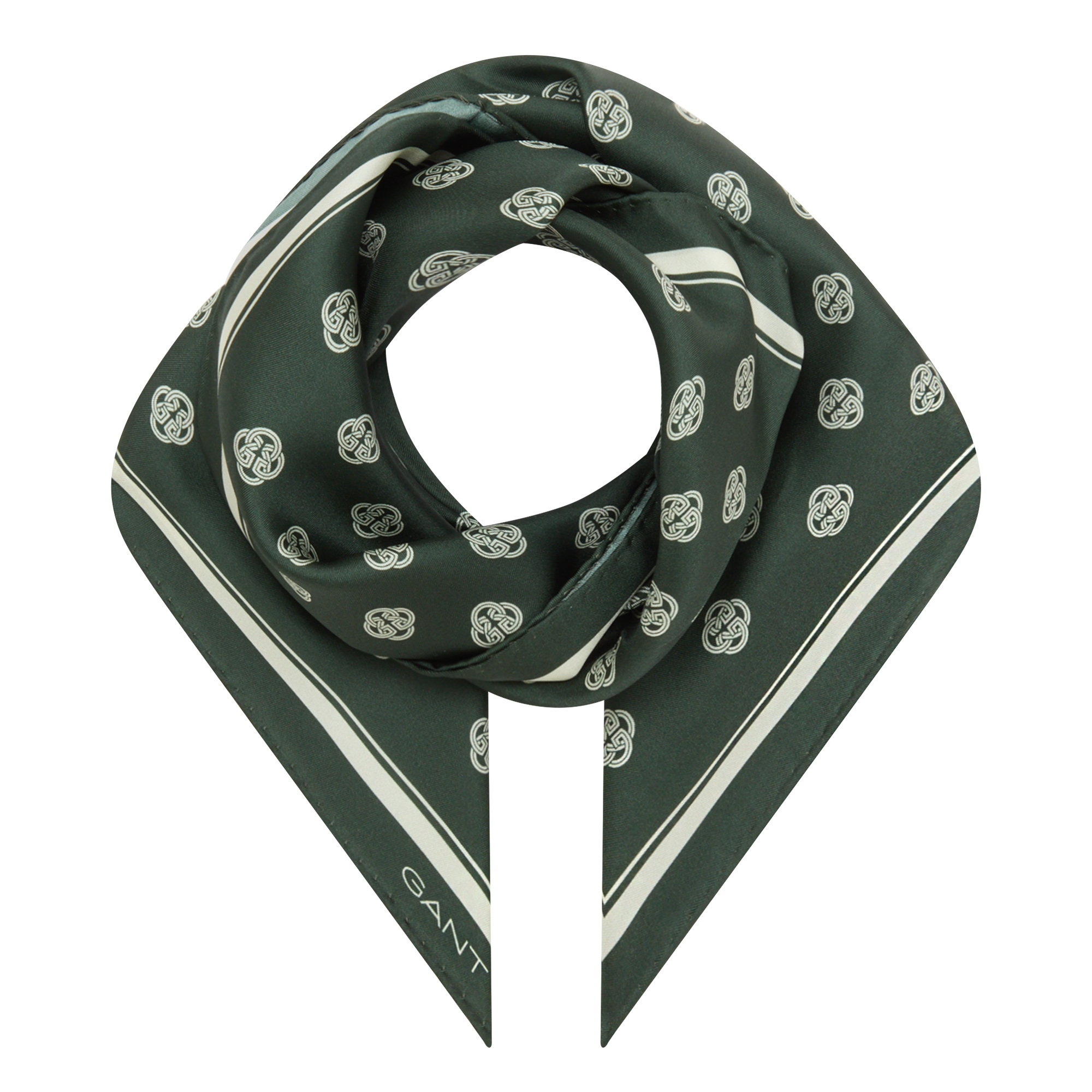 Gant Monogram Logo Silk Scarf
