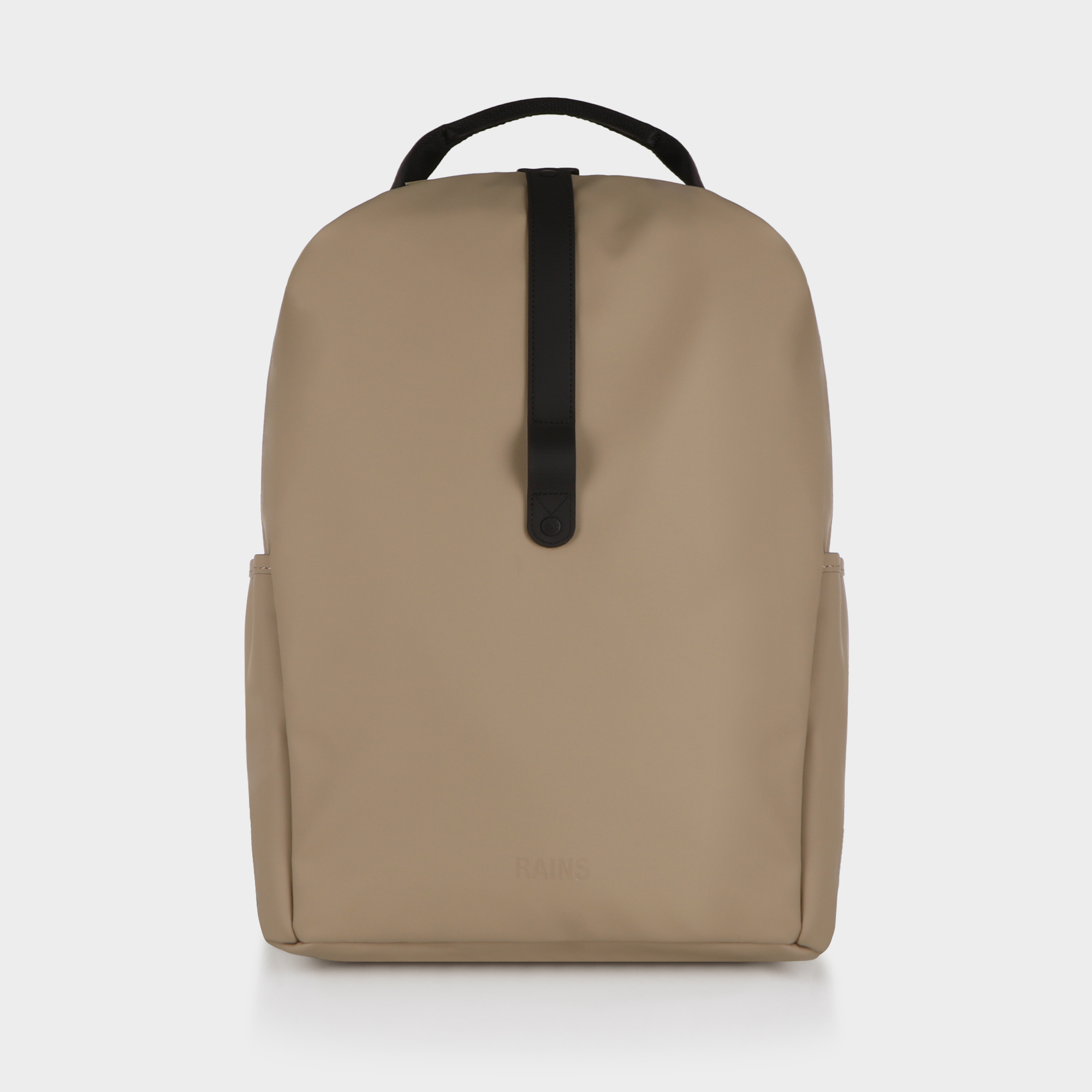 Rains Unisex Beige Clip Front Backpack 16″ | Everyday | | One Size - Bild 3