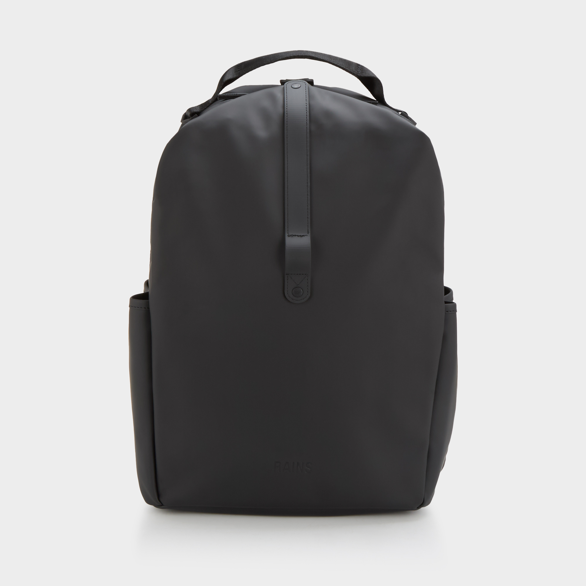 Rains Unisex Schwarz Clip Front Backpack 16″ | Everyday | | One Size - Bild 7
