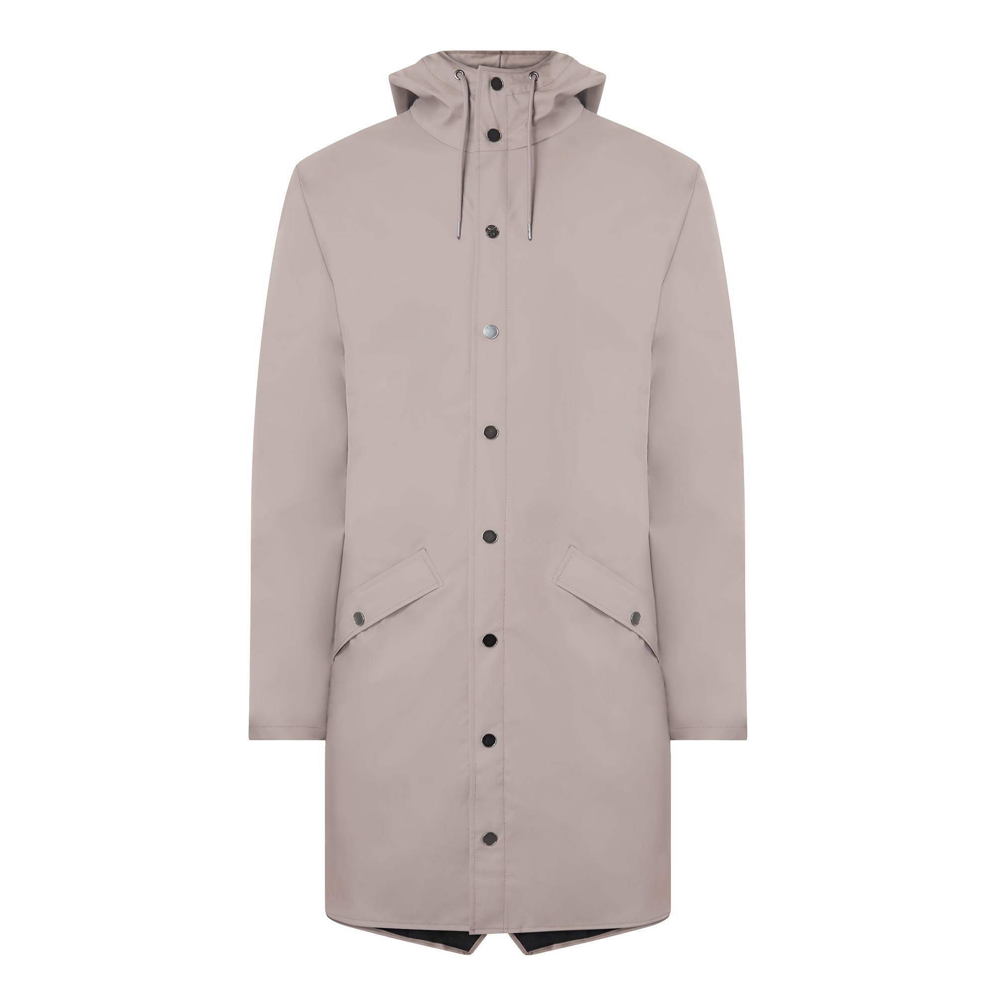 Rains Unisex Gris Lange Regenjacke W3 - Bild 4