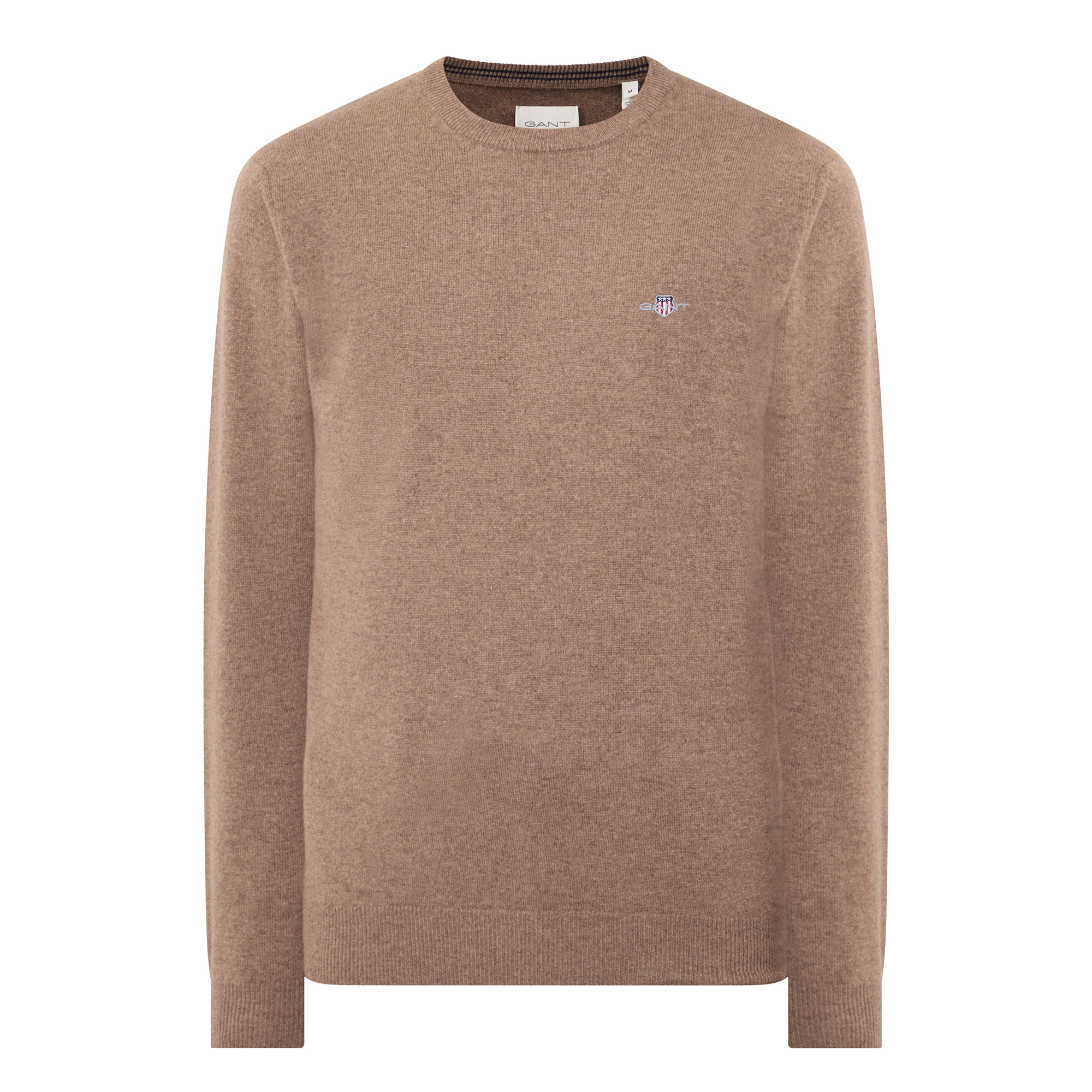 Gant Beige Pullover Mit Rundhalsausschnitt Superfine - Bild 6
