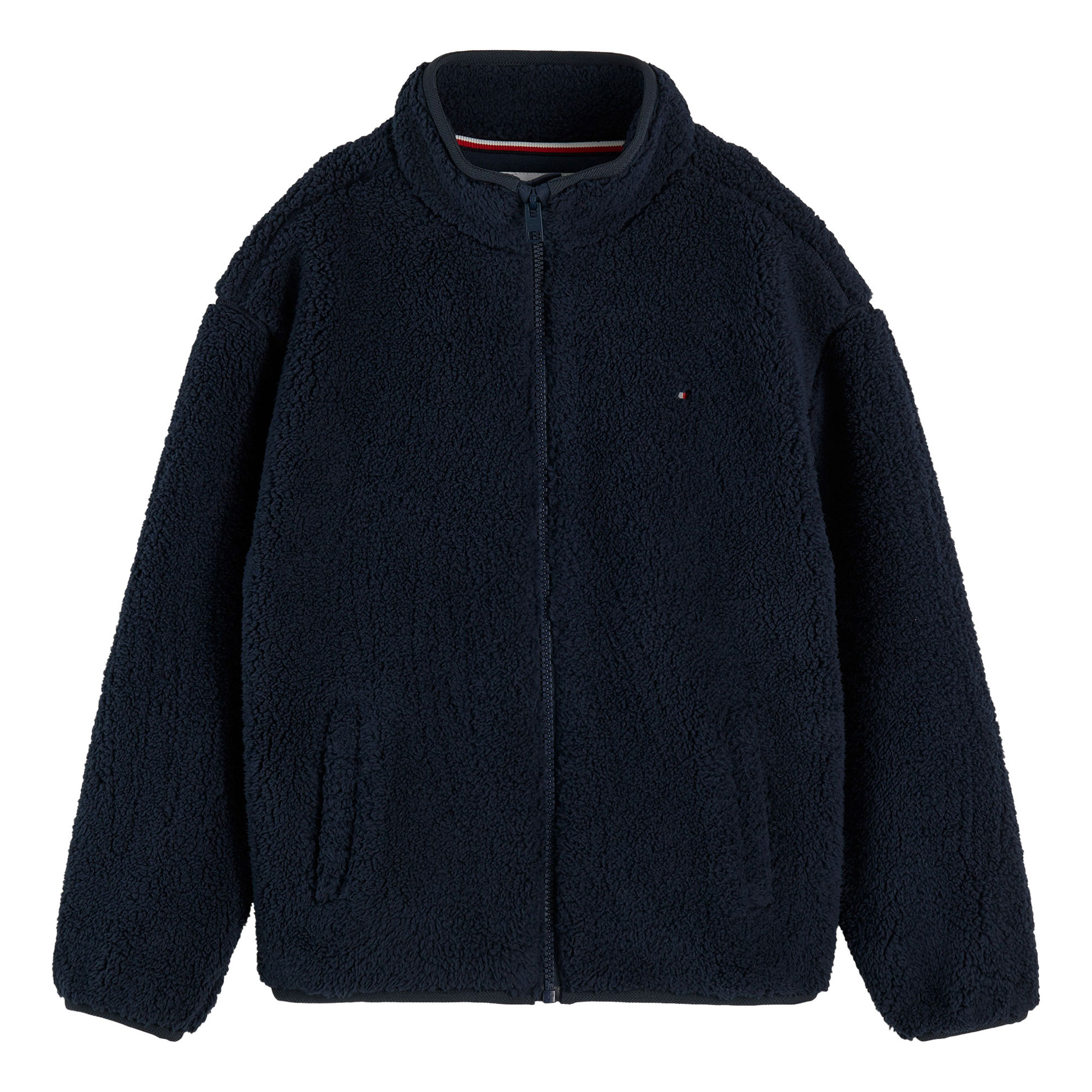 Tommy Hilfiger Kids Flag Logo Back Polar Fleece Sweatshirt