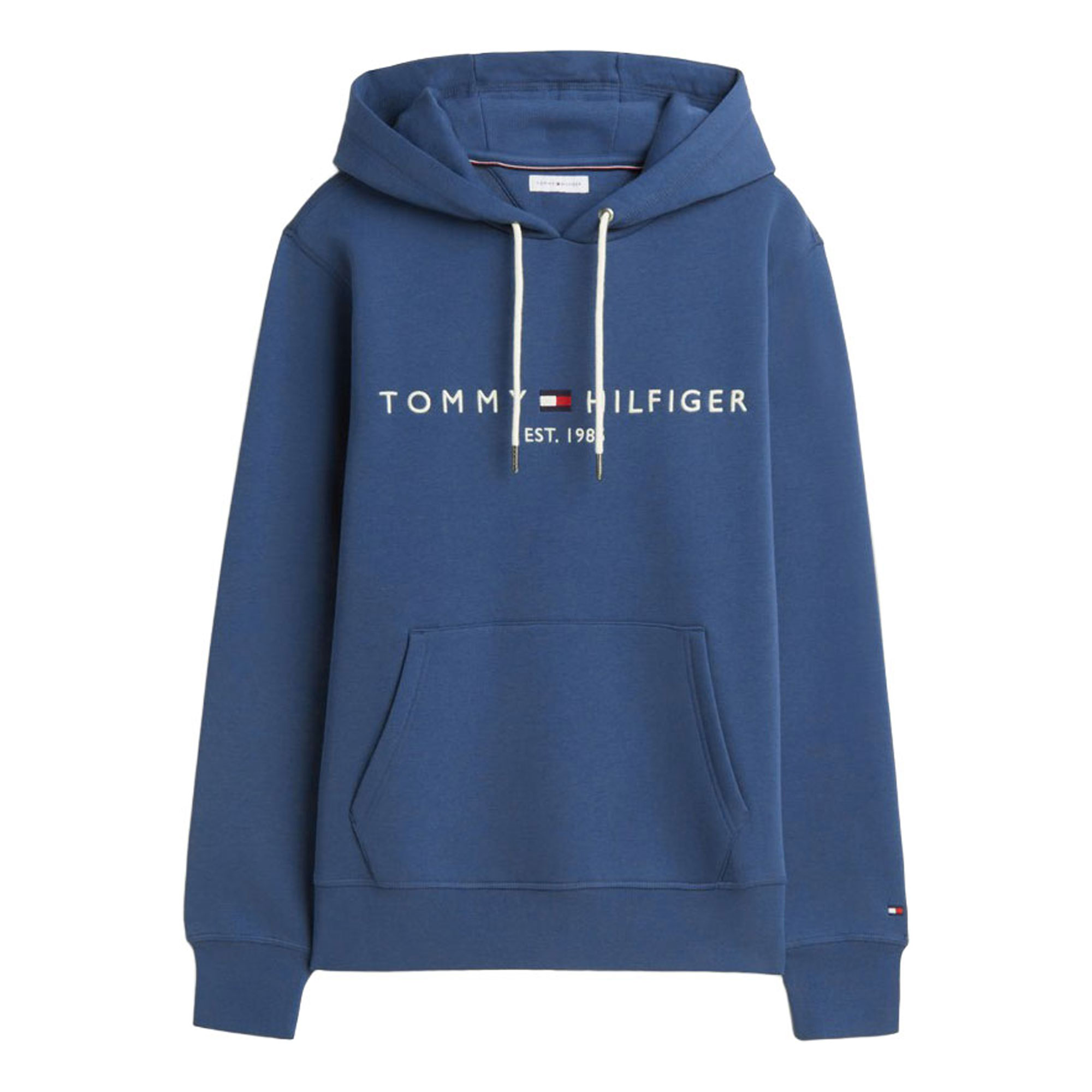 Tommy Hilfiger Logo Fleece Drawstring Hoodie