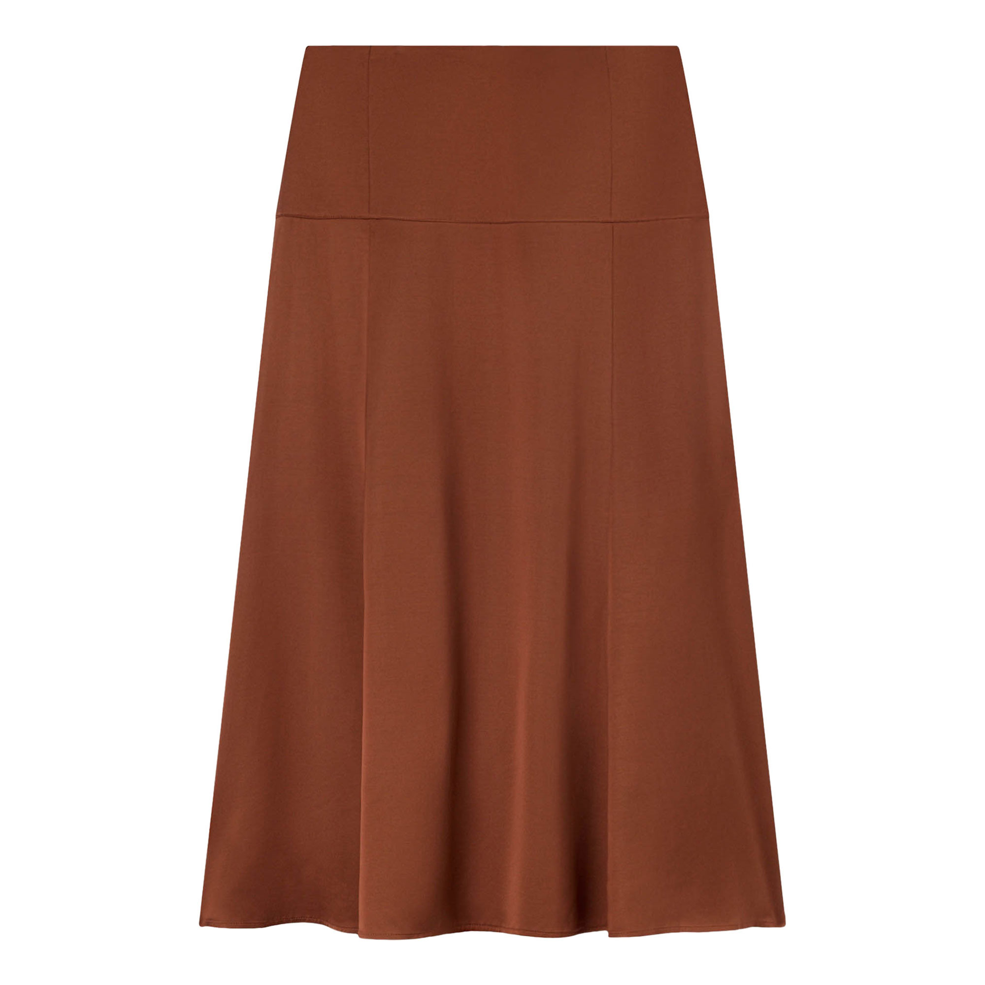 Whistles Satin Bias Flared Skirt