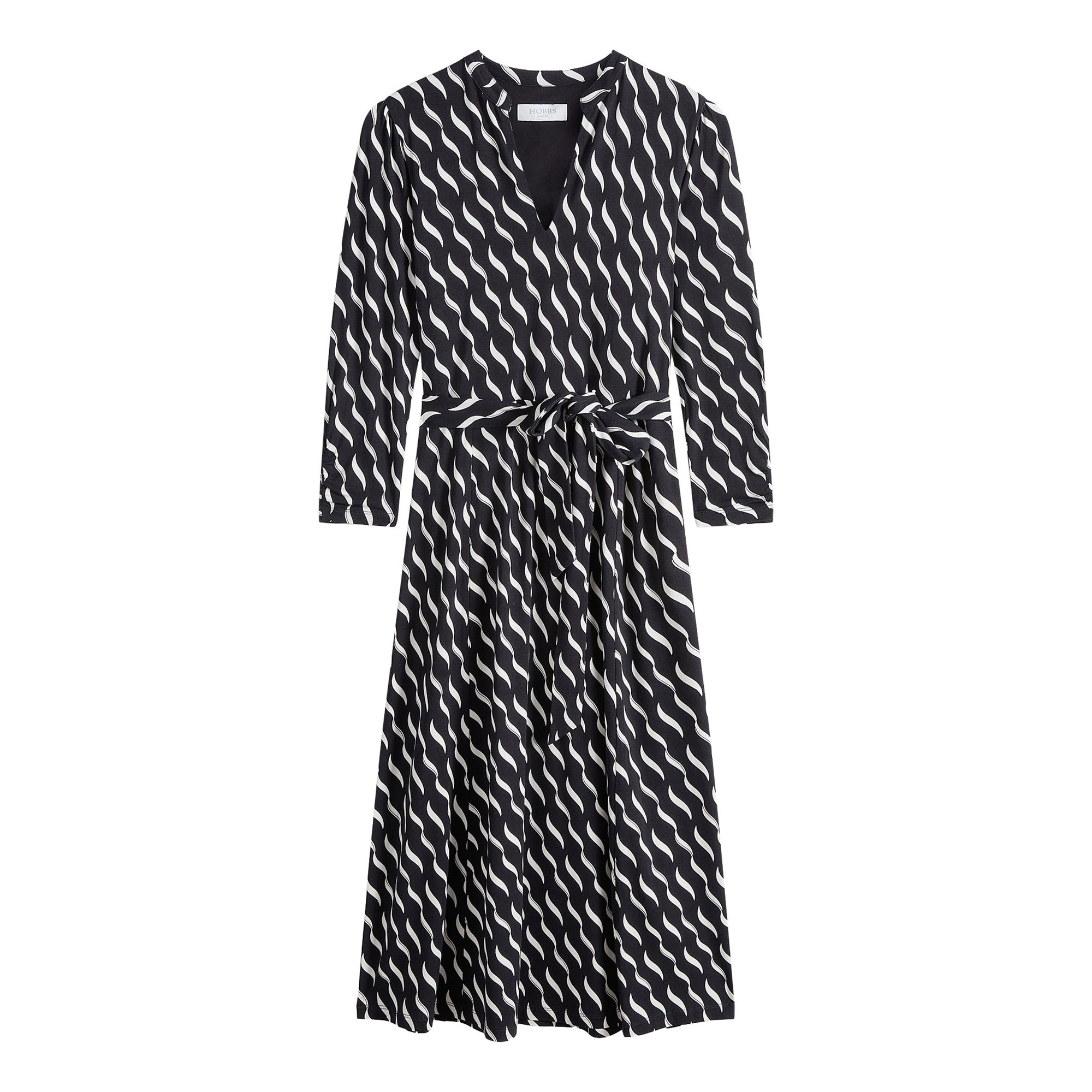 Hobbs Theodora Printed Flared Dress