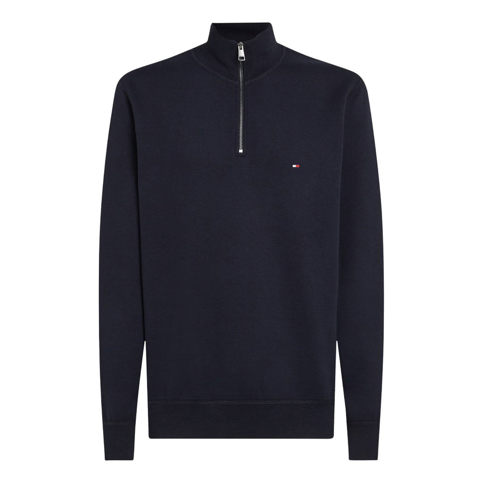 Tommy Hilfiger Flag Logo Fleece Quarter-Zip Sweatshirt