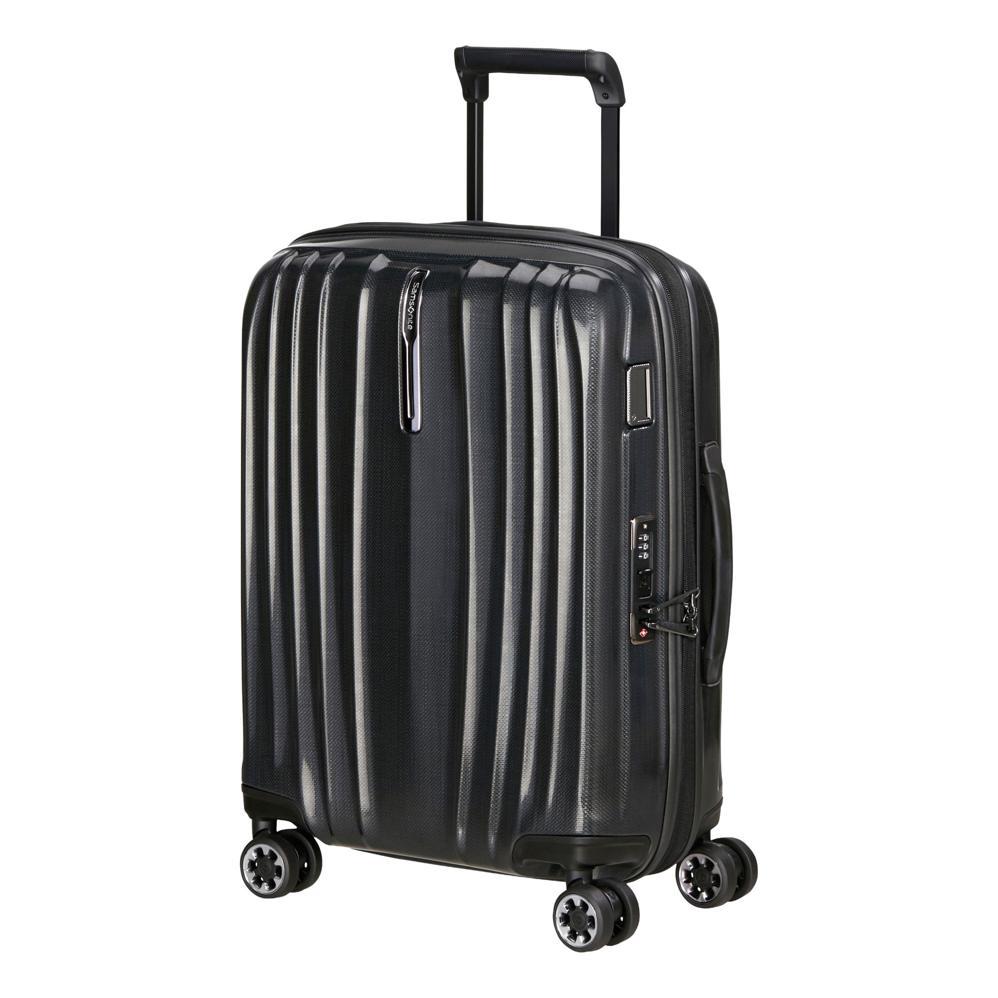 Samsonite 4 Doppelrollen Kabinentrolley S Schwarz 595 - Bild 4