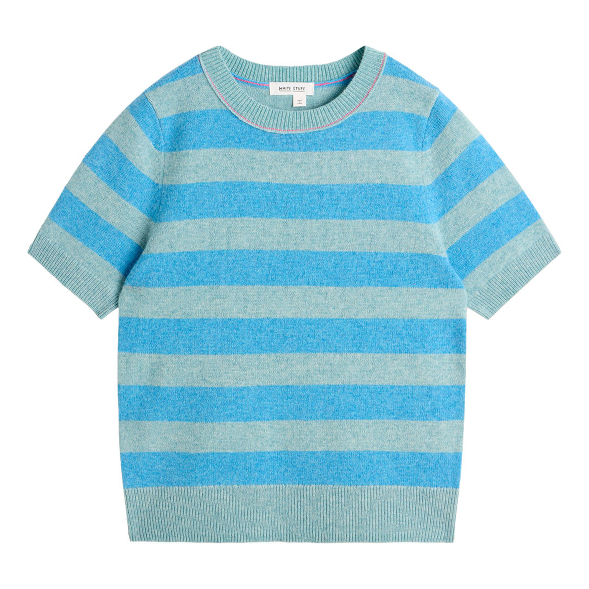 White Stuff Sansa Striped Knitted Top