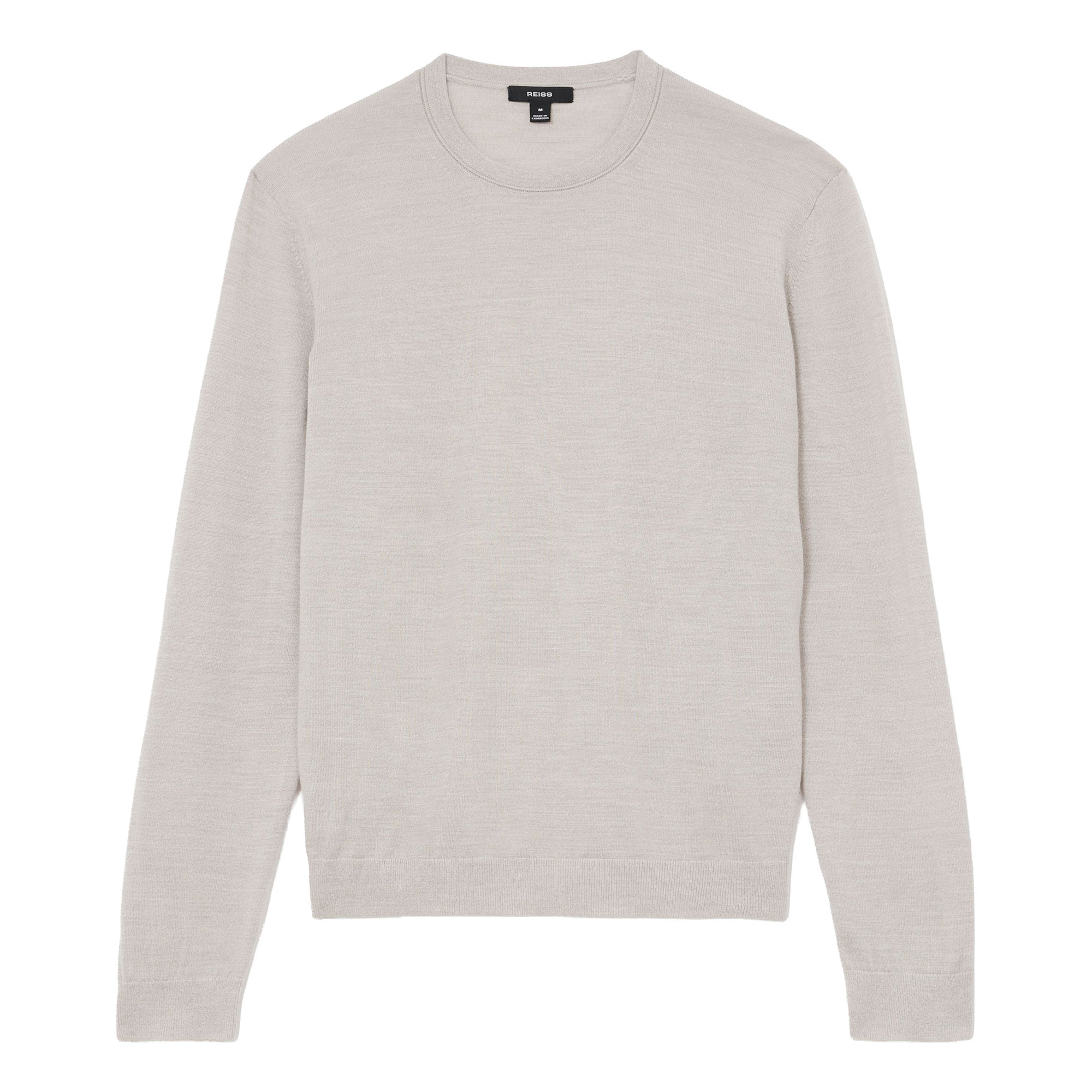 Reiss Wessex Ribbed Trim Knitted Sweater