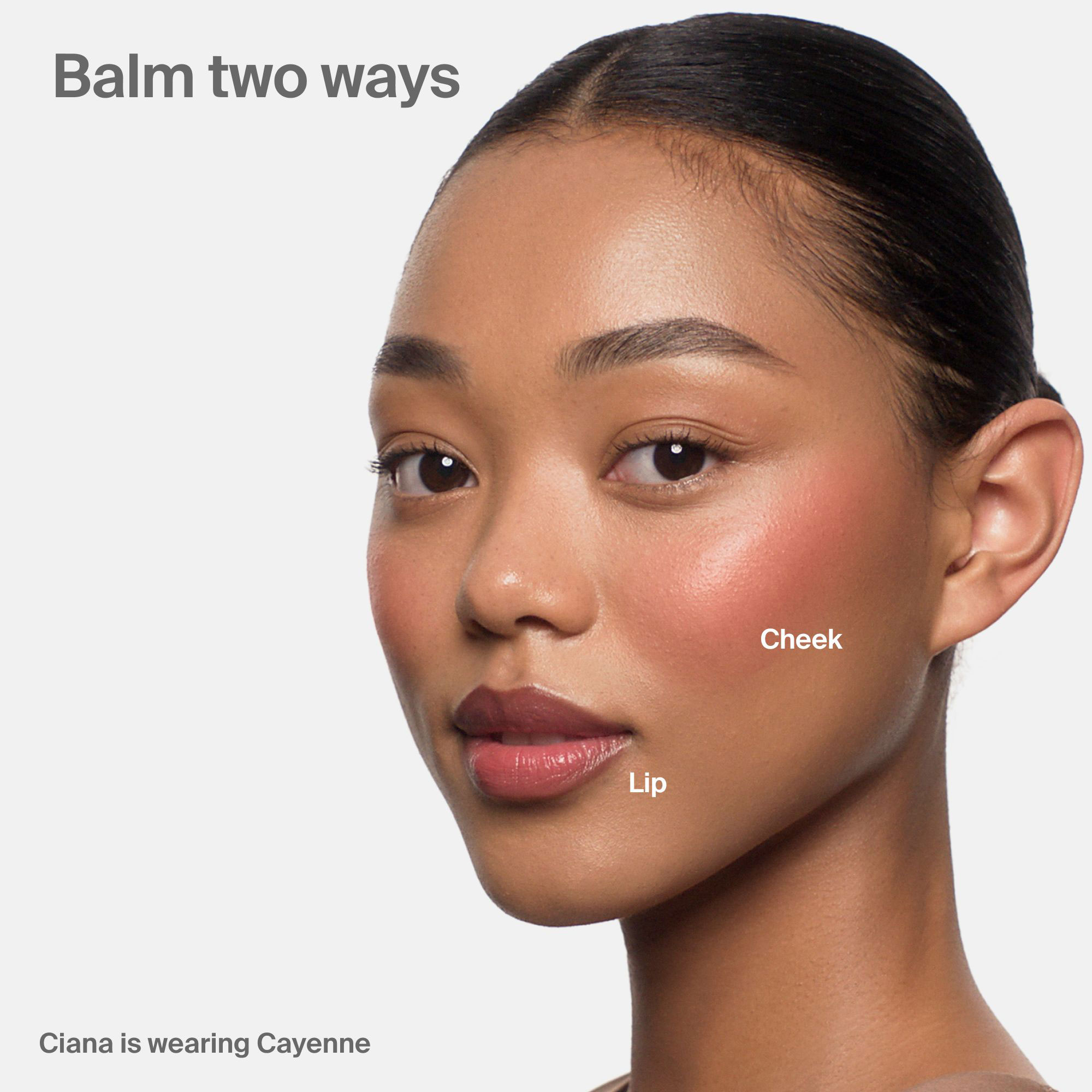 HAUS LABS Color Fuse Glassy Blush Balm Stick