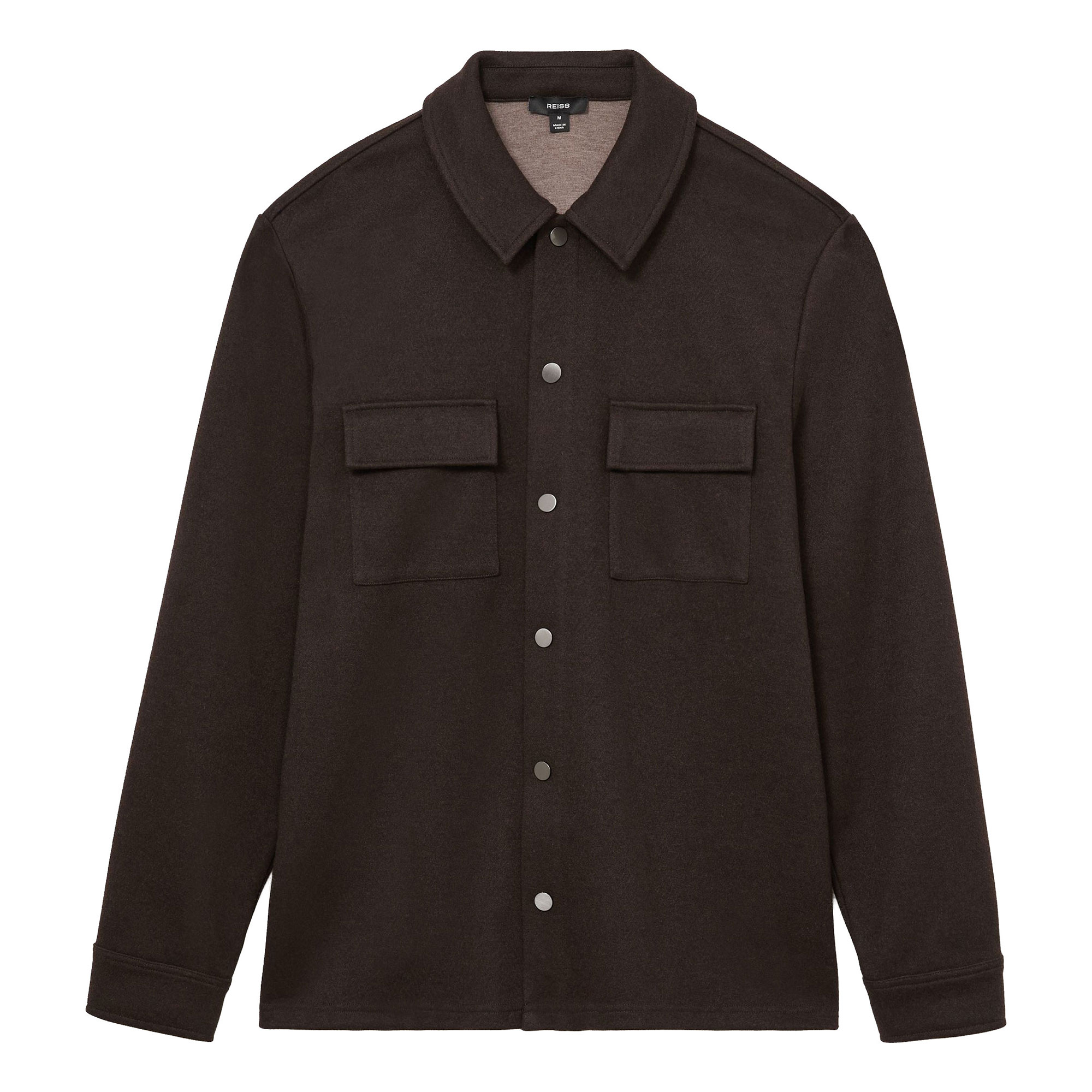 Reiss Stellan Brushed Overshirt