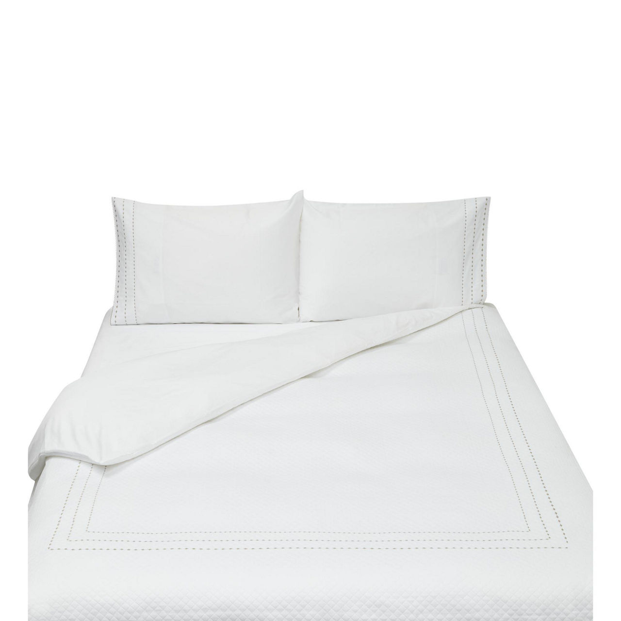 Cheetah Coordinated Bedding White & Gold