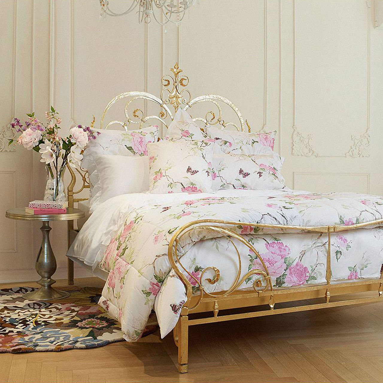 Mer De Rose Coordinated Bedding White & Pink
