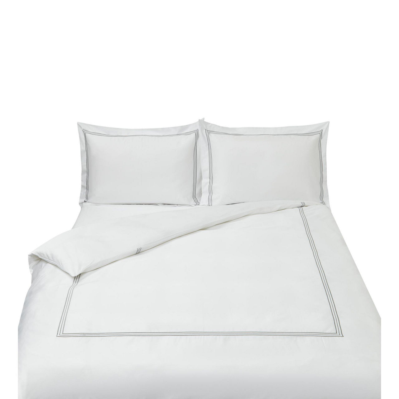 Blenheim Coordinated Bedding White & Grey