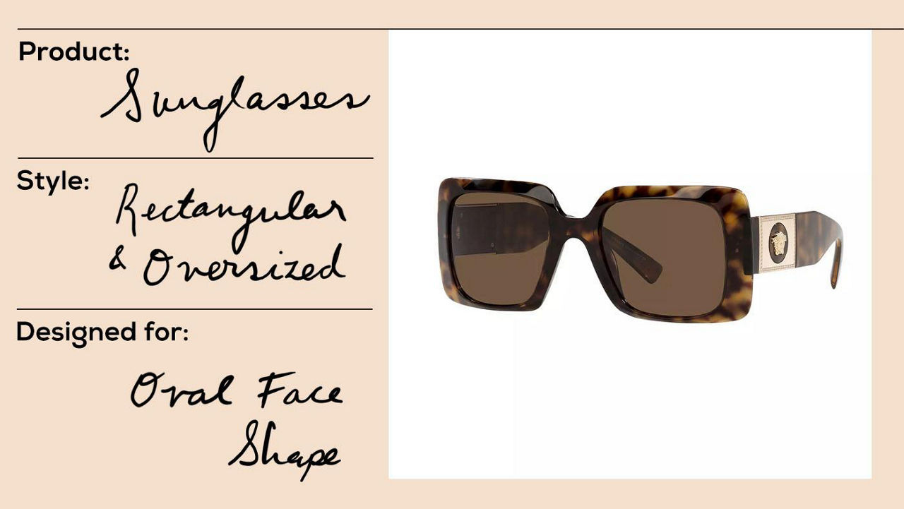 Sunglasses for oval face shape