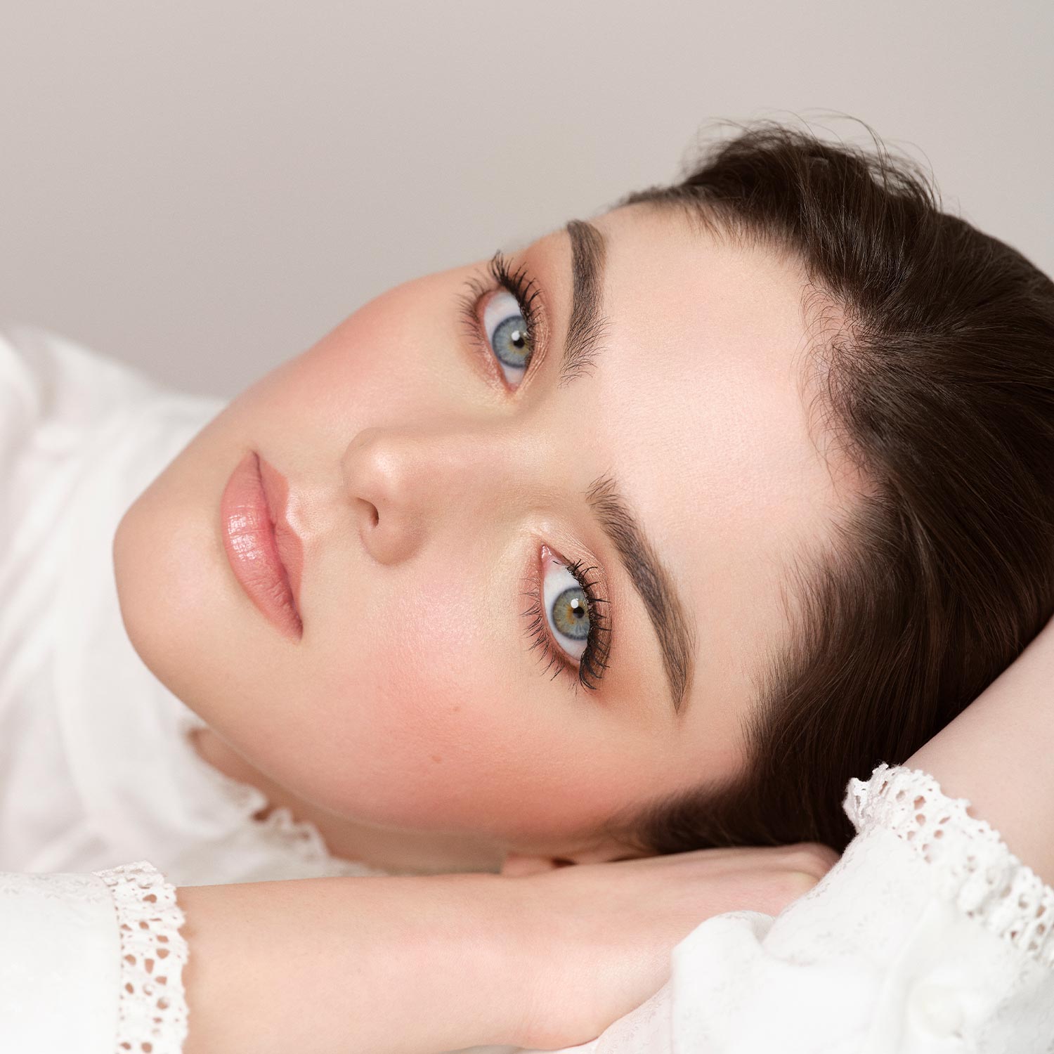 Foundation, concealer and setting powder for full coverage bridal base makeup
