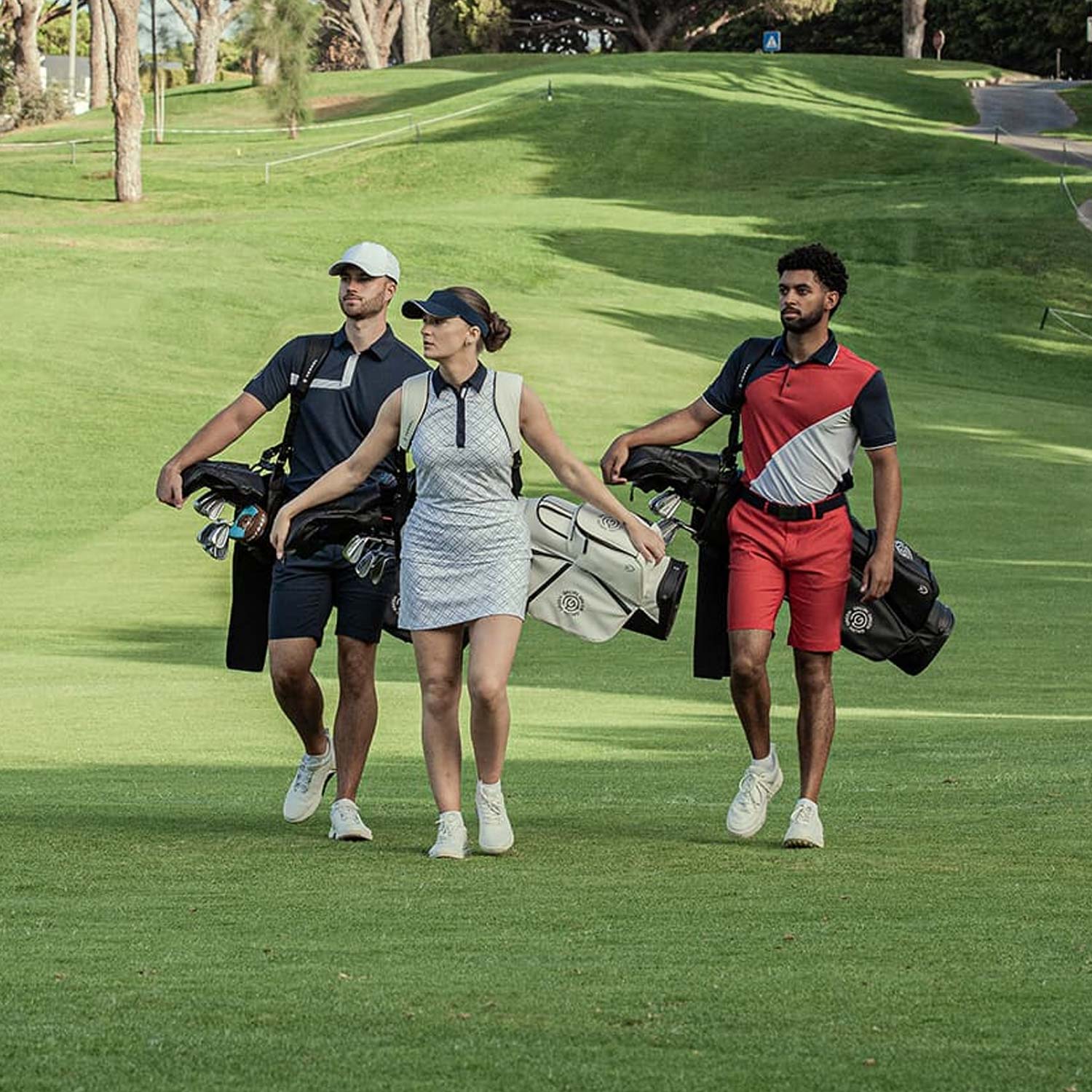 Golf attire guide featuring stylish performance clothing that meets club dress codes