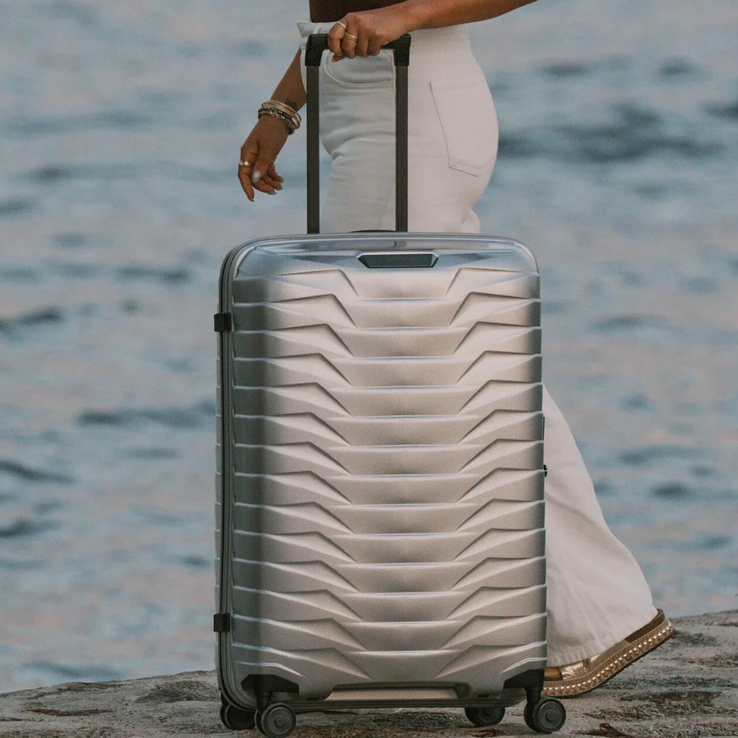 Full-sized check-in suitcase for extended travel