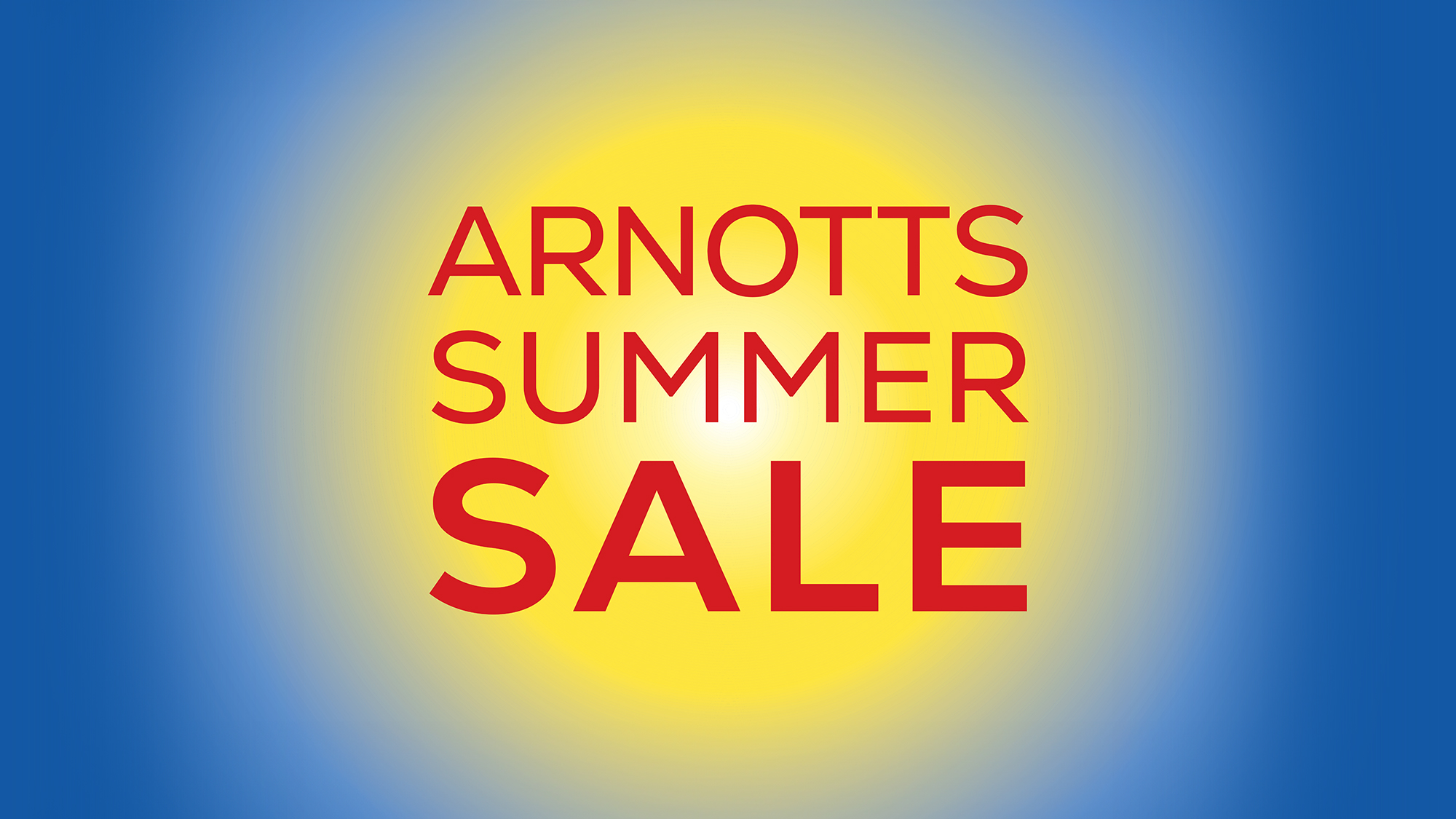 Blue gift boxes with 'ARNOTTS' branding, a smartphone displaying a screen, and a small black ribbon-wrapped box on a blue background.