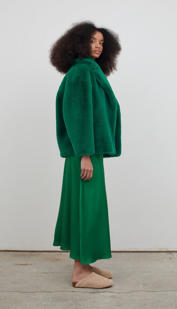 Green Dress & Jacket