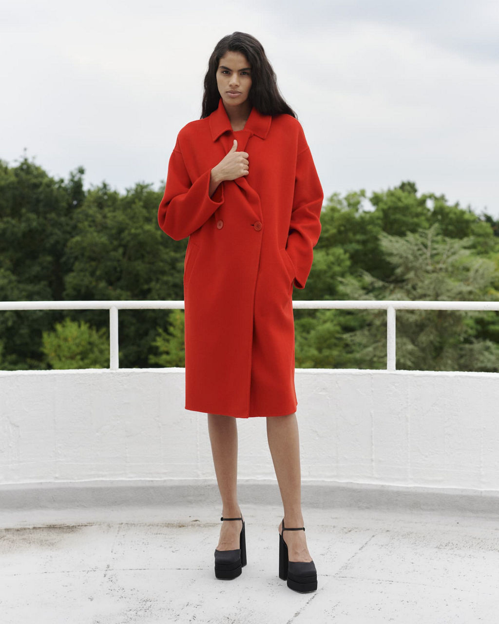 Red Wool Coat
