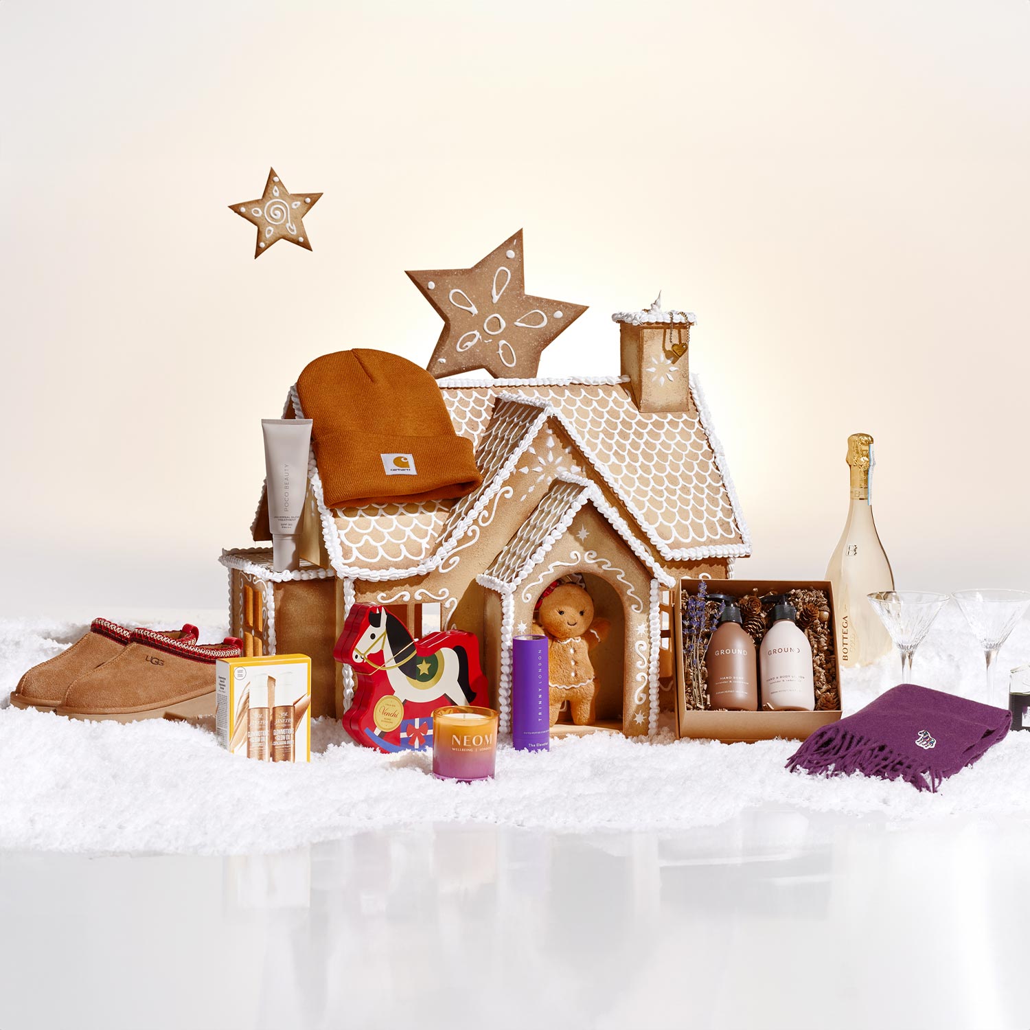 gingerbread house and gifts arnotts christmas