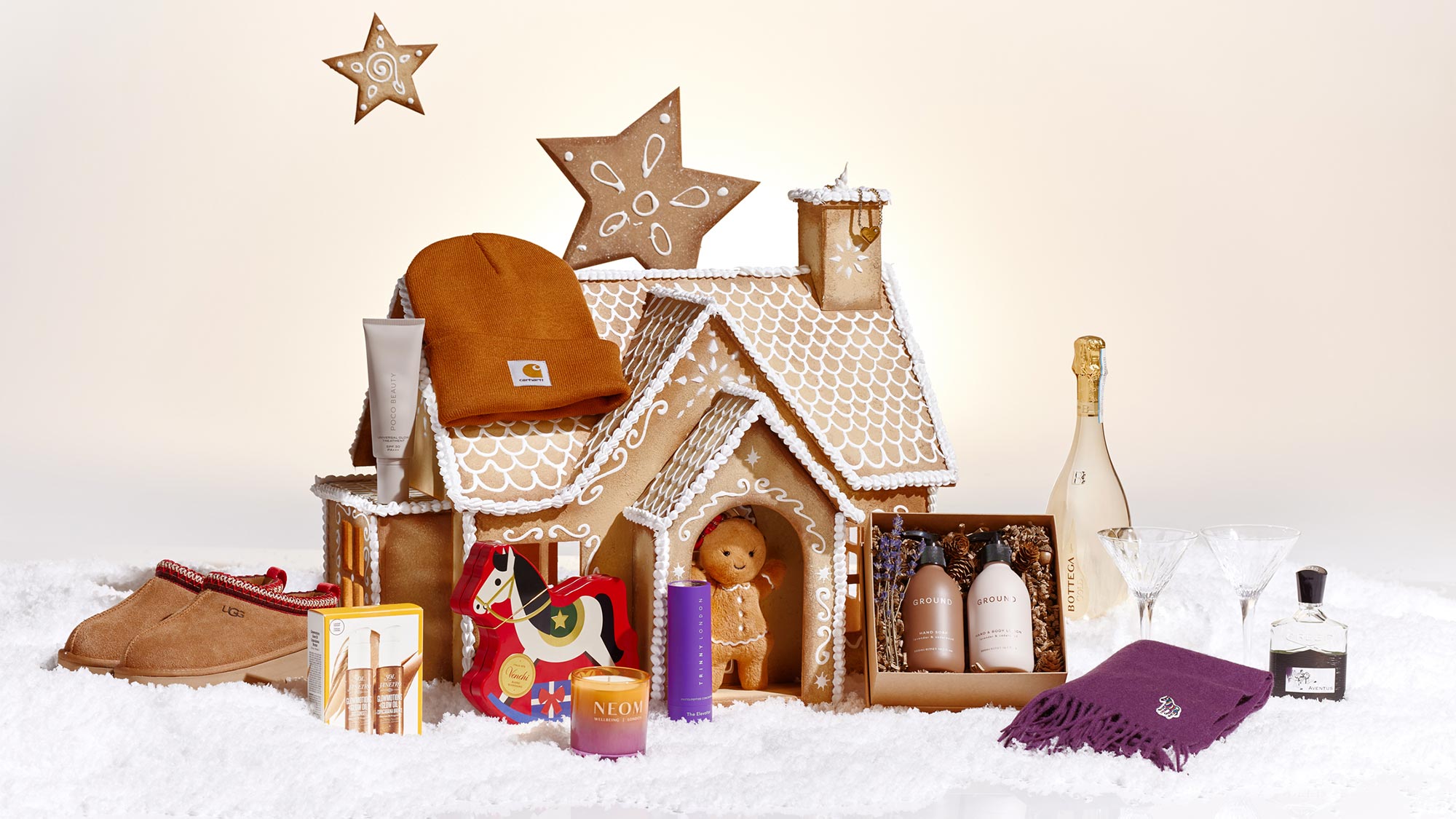 gingerbread house and gifts arnotts christmas