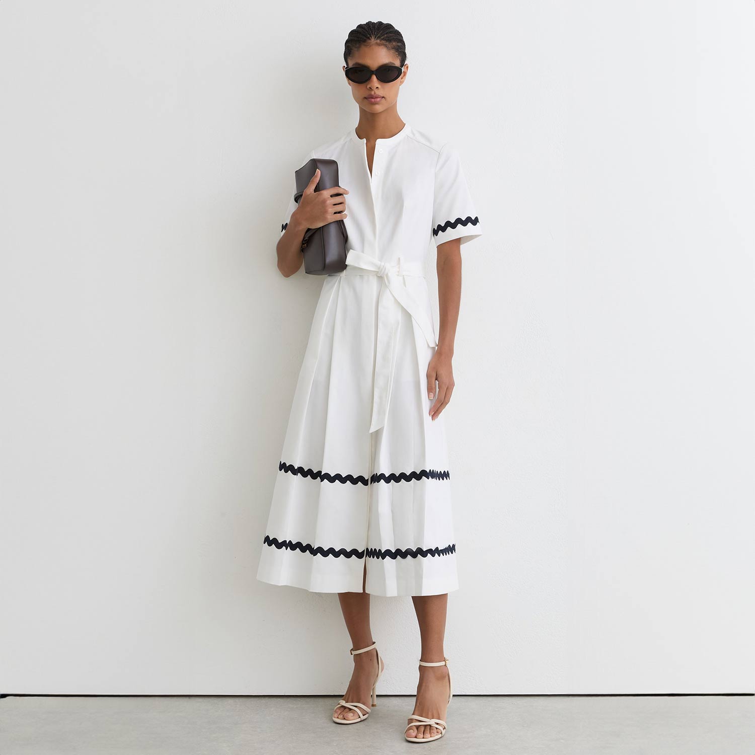 Reiss womenswear collection featuring effortless silhouettes designed for warm days and city escapes