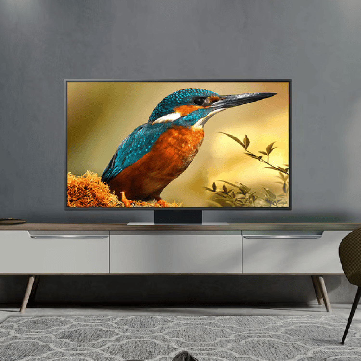 TV and audio equipment promotional banner showcasing entertainment systems