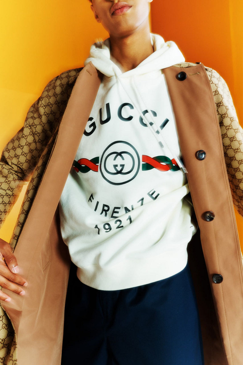 Man Wearing Gucci