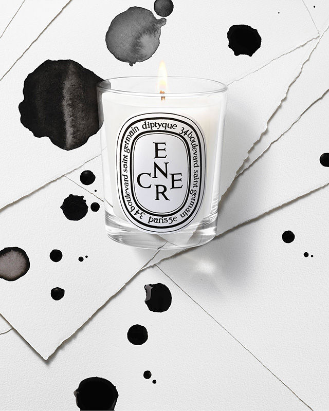 a Diptyque candle