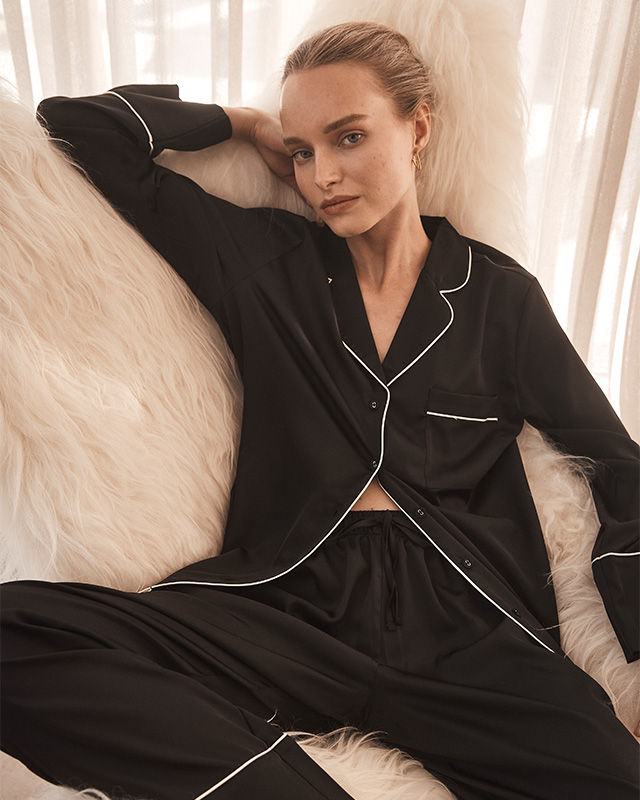 woman wearing nightwear