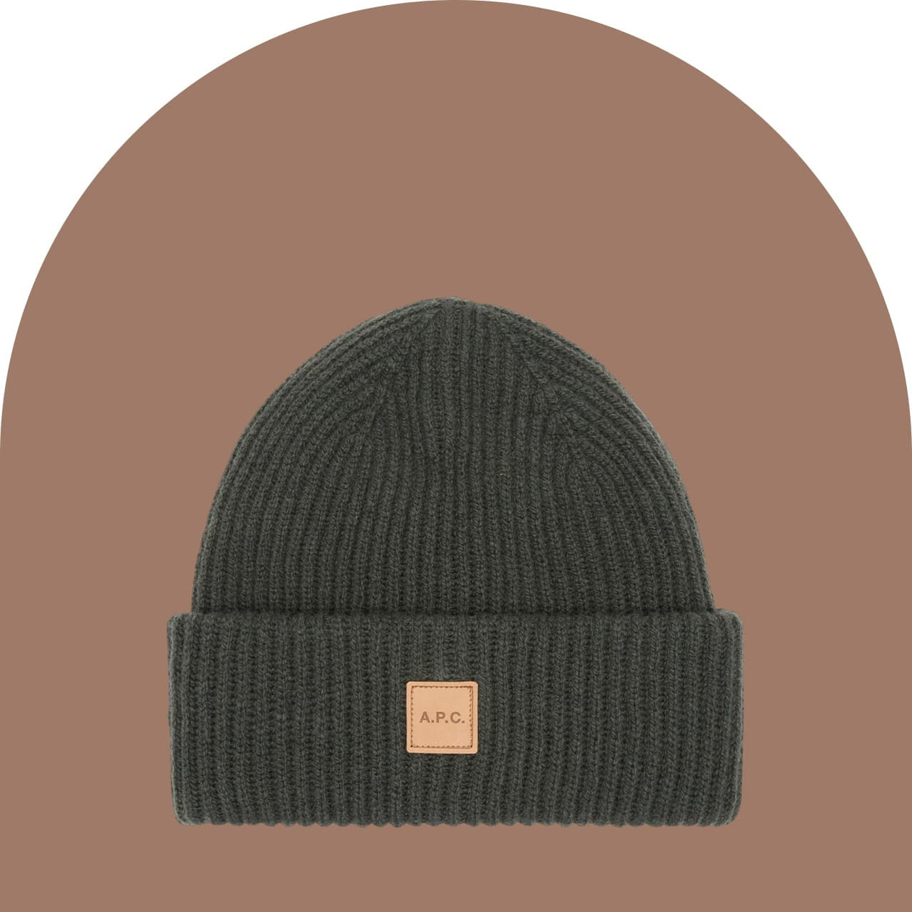 a beanie and sunglasses