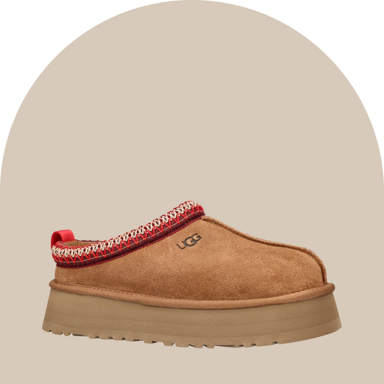 beige high heel