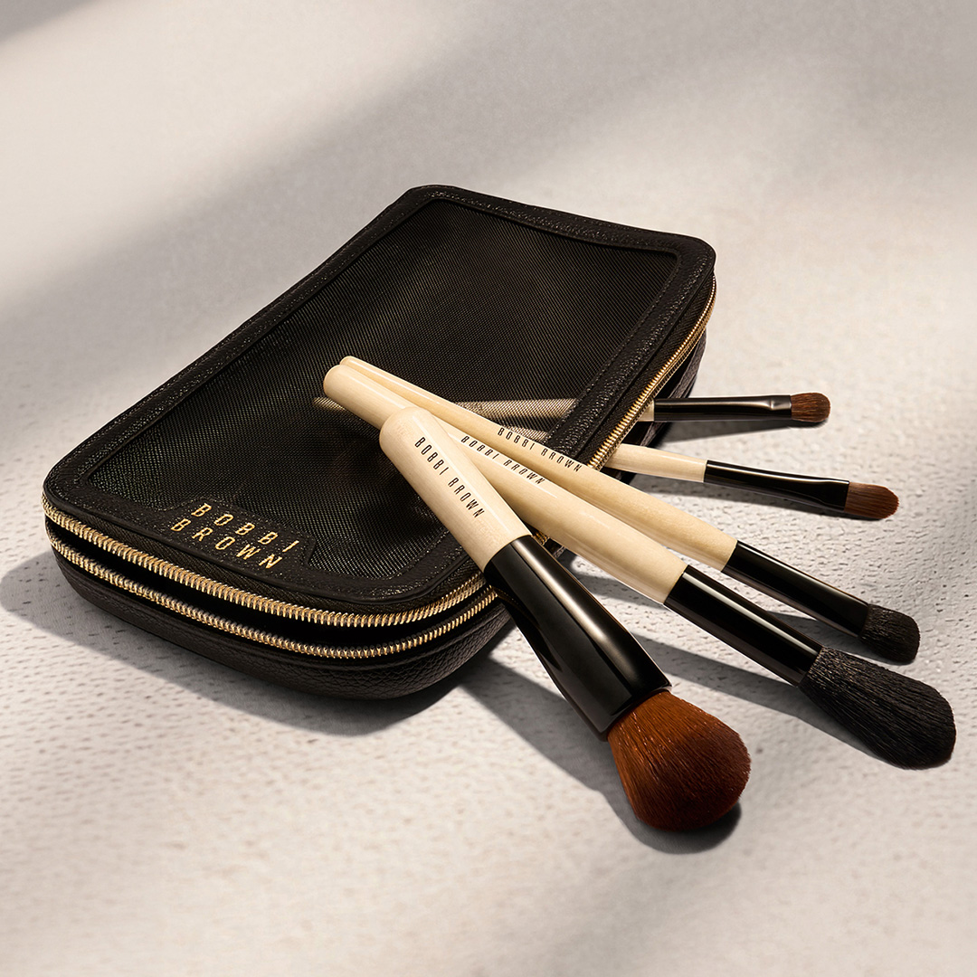 Bobbi Brown exclusive brush collection promotional banner