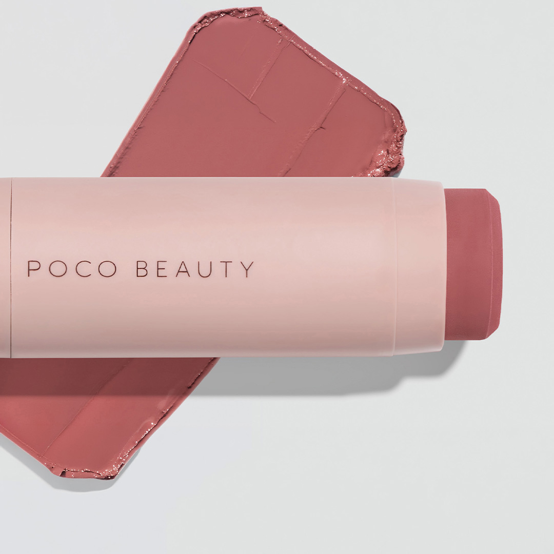 Poco Beauty cream blush sticks for on-the-go makeup application