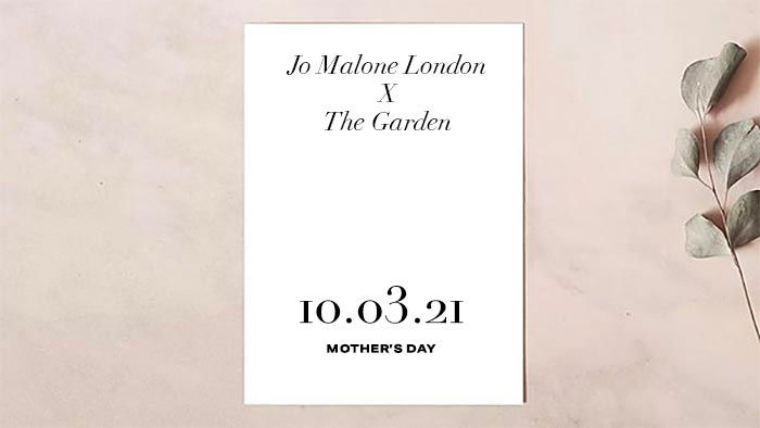 JO MALONE LONDON BLOSSOMS FLOWER WORKSHOP