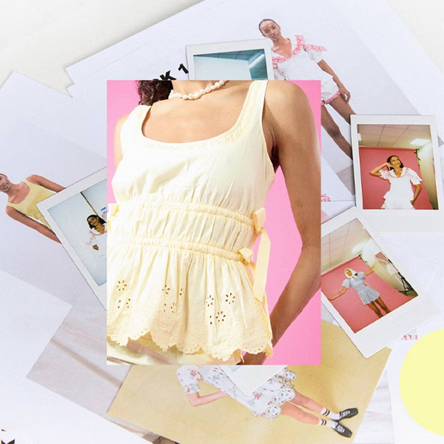 collage of images from the SS24 shoot