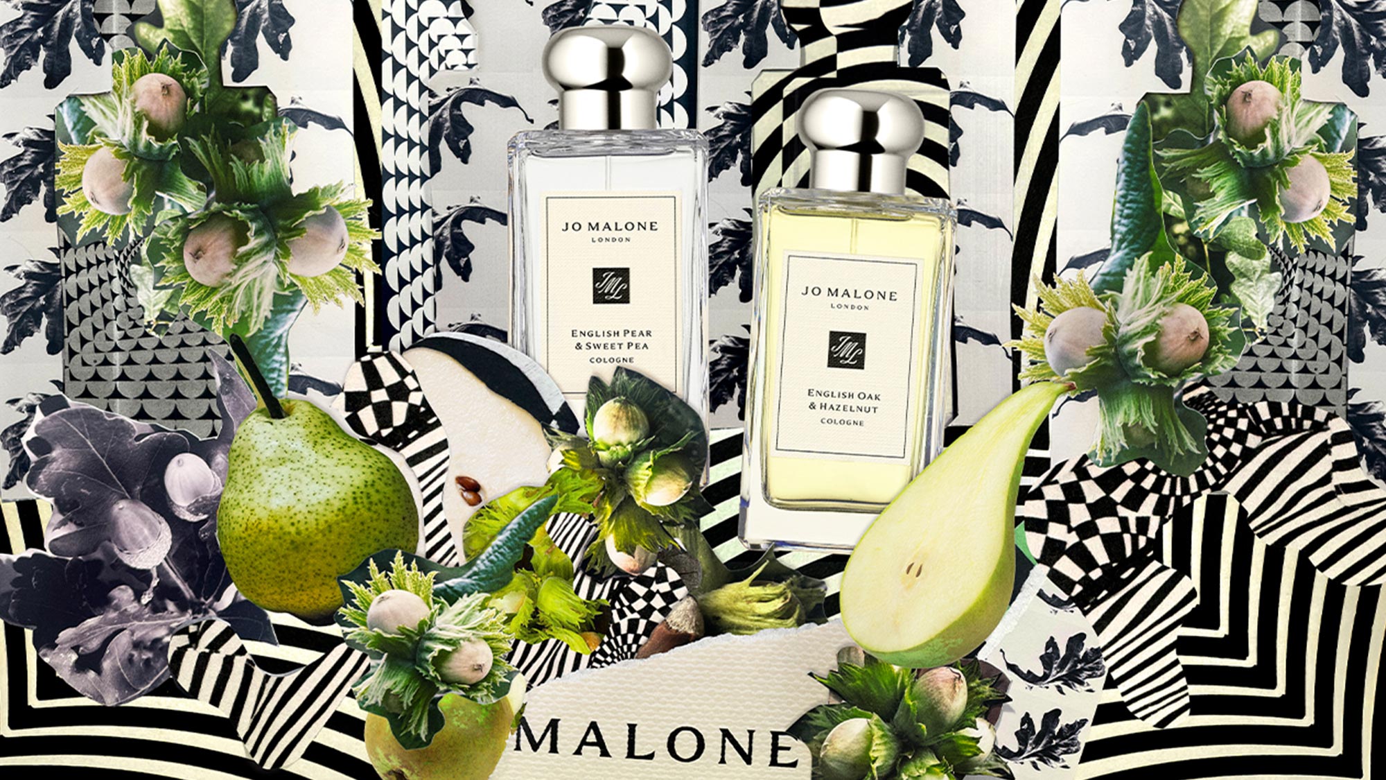 Jo Malone London fragrances next to a cup of tea