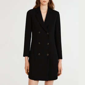 Reseau Double Breasted Blazer Dress