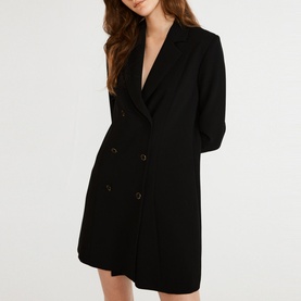 Reseau Double Breasted Blazer Dress