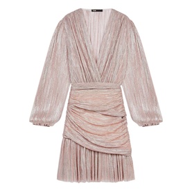 Runnylo Draped Lurex Dress
