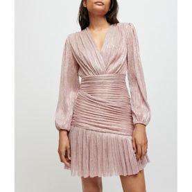 Runnylo Draped Lurex Dress