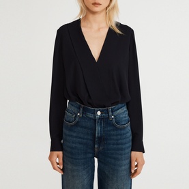Bonjour V-Neck Blouse