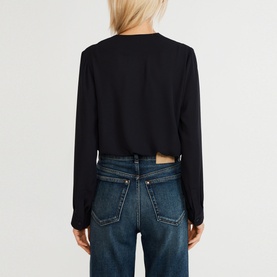 Bonjour V-Neck Blouse