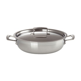 3-Ply Stainless Steel Shallow Casserole 24cm